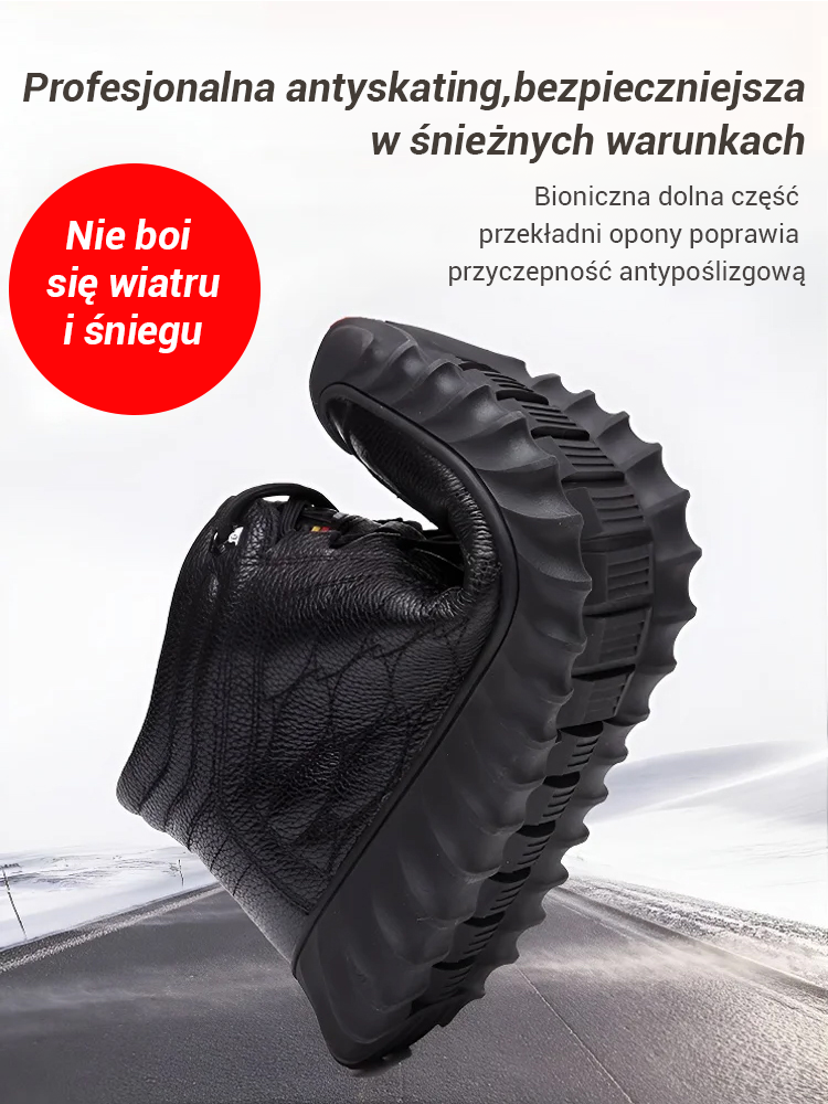 Wygodne ocieplane śniegowce za kostkę