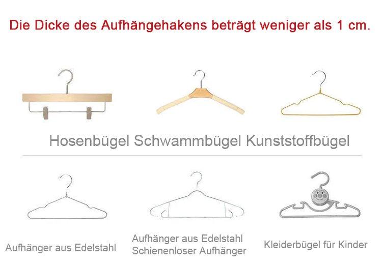 Einfache Handhabung der stapelbaren Haken