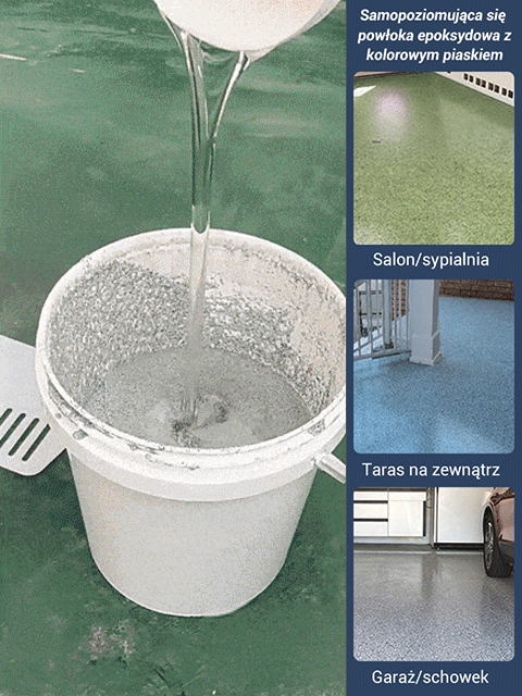 【Jednorazowe formowanie】 Ulepsz farbę do podłóg z piasku epoksydowego