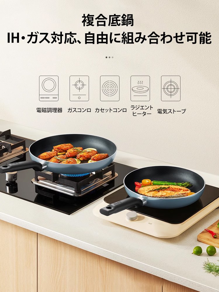 こびりつきにくいフライパン