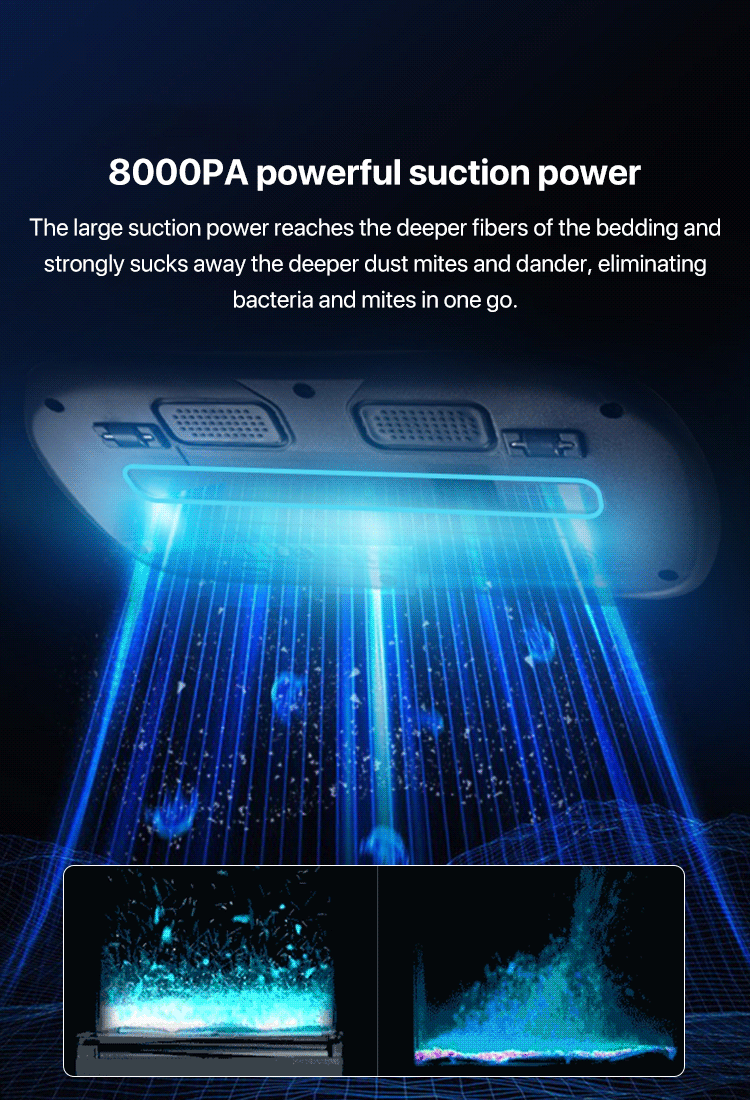 [Deep mite removal] UV sterilization wireless mite removal instrument