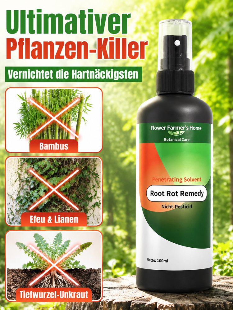 Tiefenwirksamer Unkrautvernichter gegen Hartnäckige Wurzeln, Ökologisch abbaubarer Schutz