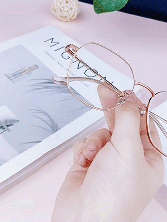 메탈 블루라이트 차단 돋보기안경