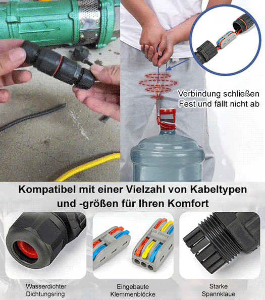 Wasserdichtes unterirdisches Kaltspannungskabel für den Außenbereich Klemmleiste