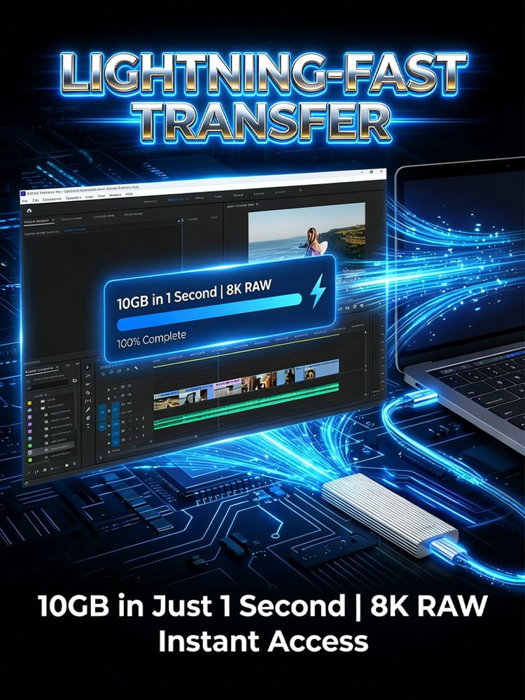 16TB Large-Capacity Type-C Portable Mini SSD