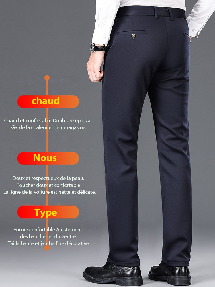 Pantalon d'affaires décontracté pour hommes