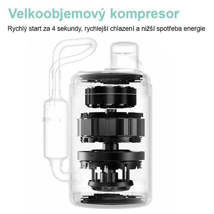 Domácí nástěnná klimatizace s funkcí chlazení a vytápění.