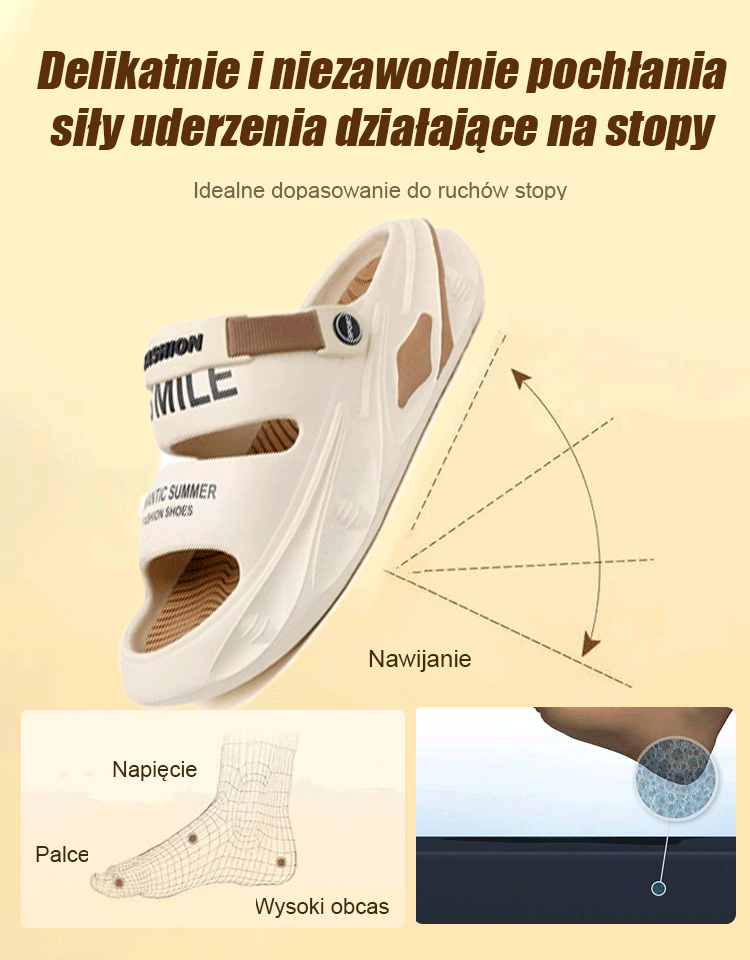 Sandały Para 2024 Letnie buty z dziurami