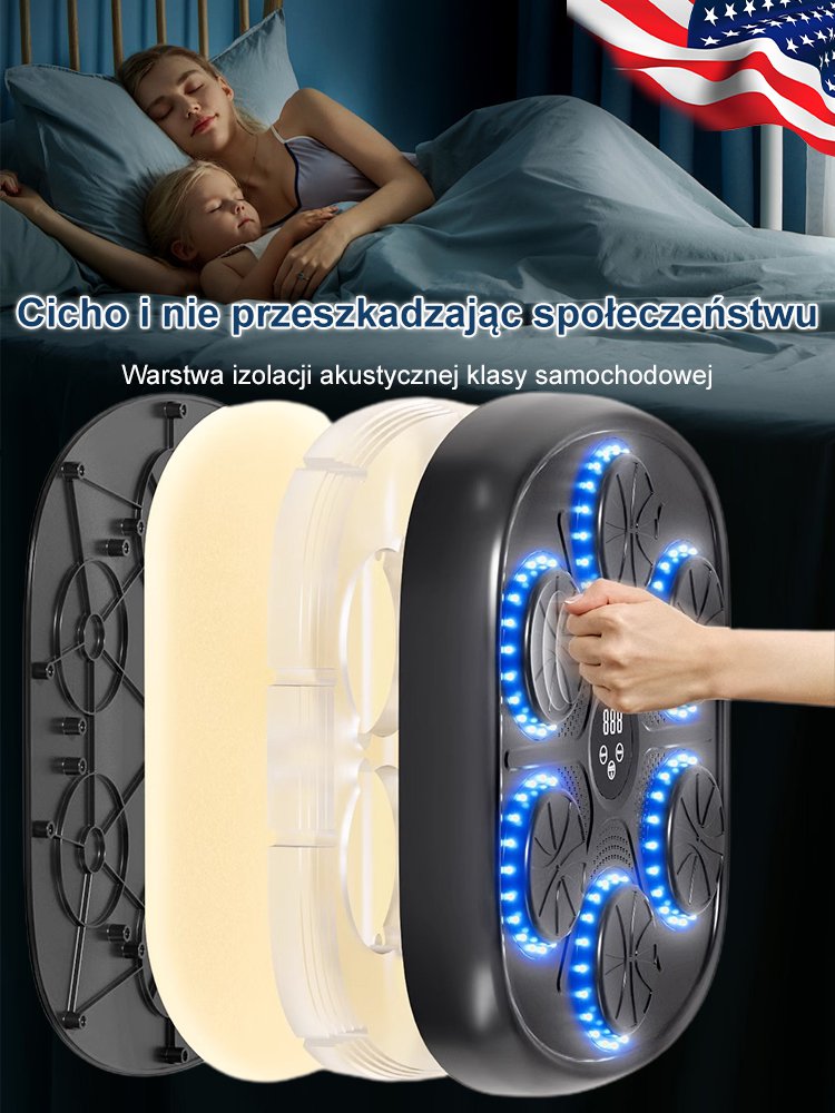 Inteligentny muzyczny cel bokserski Bluetooth