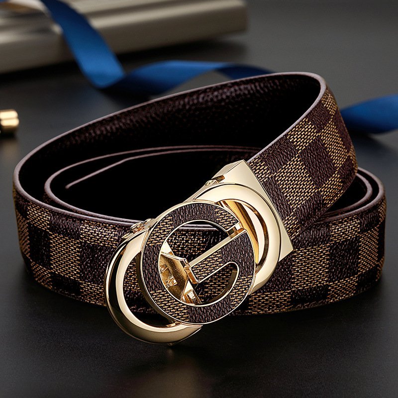 オートロック式本革ベルト