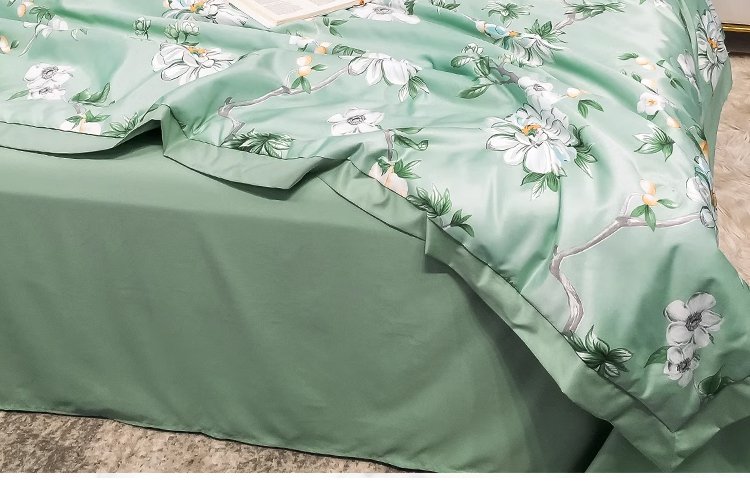 テンセル素材の肌掛け布団の柔らかな質感