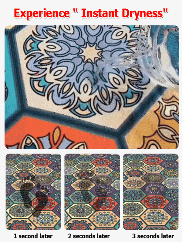 Kitchen disposable absorbent floor mat