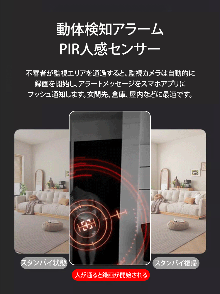  家庭用ミニ防犯カメラ、ドイツ工場直販、7割引。14日間無条件返品·交換可能20年以内に品質問題が発生した場合