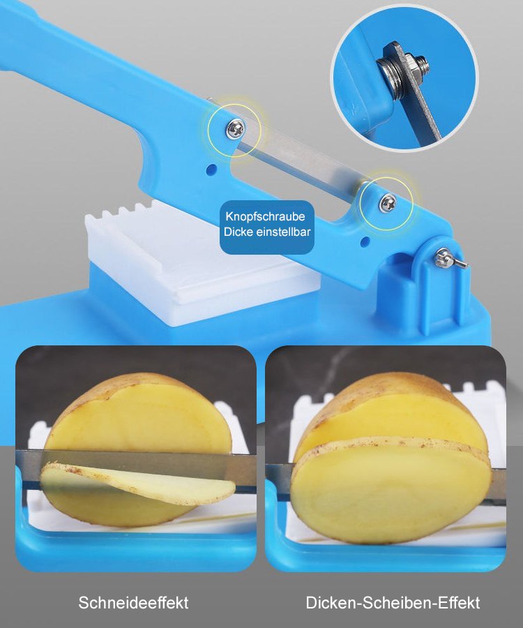 Edelstahl-Reiskuchen-Fleischrollenschneider