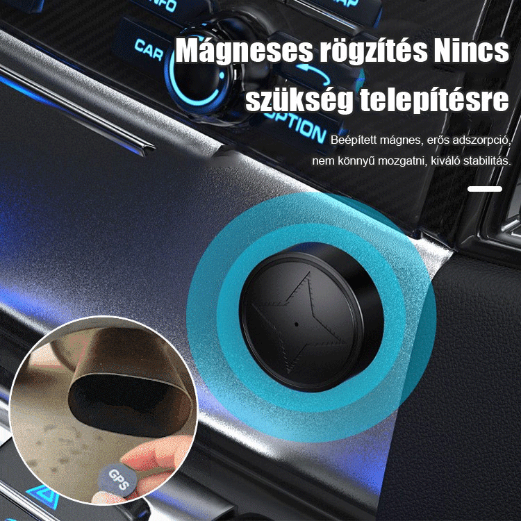 Mini mágneses GPS helymeghatározó követő