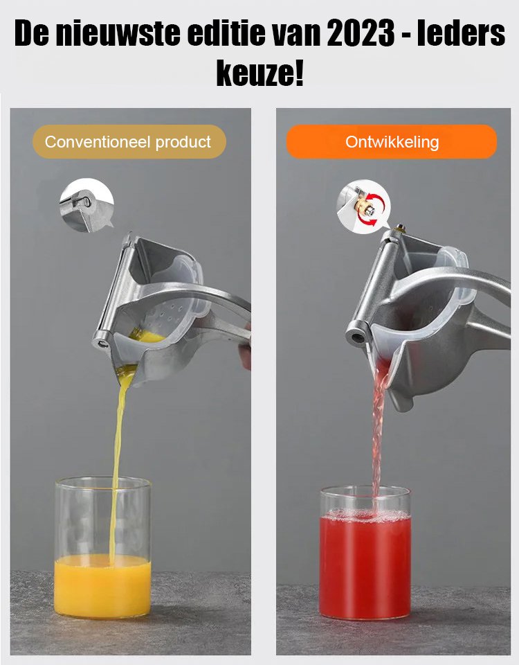 Originele Smaak Multifunctionele Handmatige Juicer