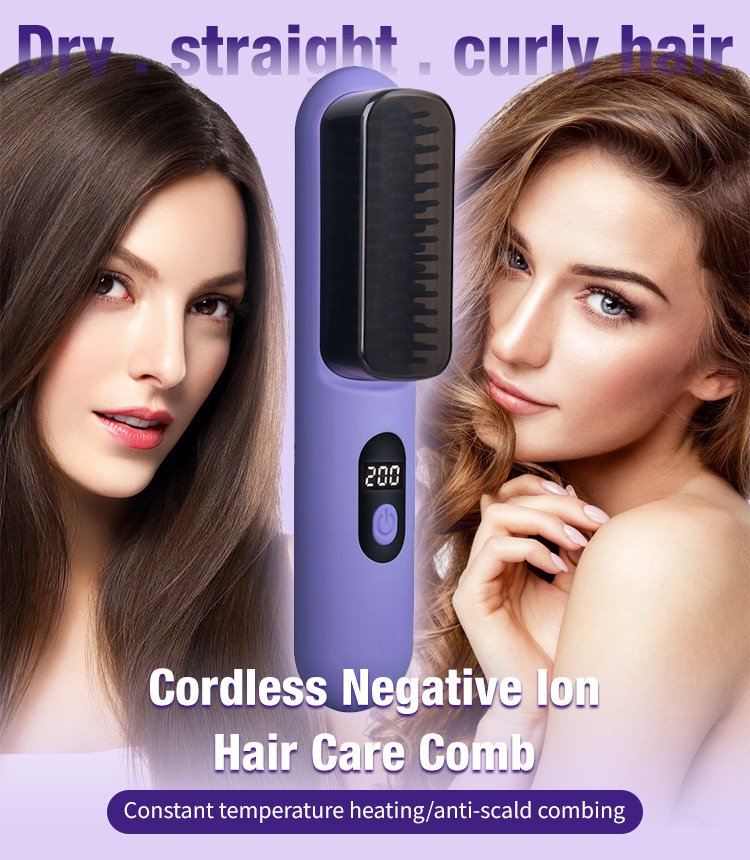 Cordless Negative Ion Hair Care Comb