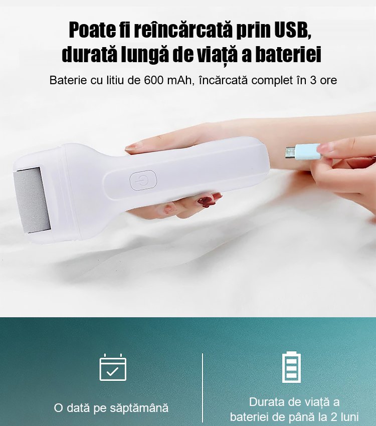 Polizor de picior electric reîncărcabil