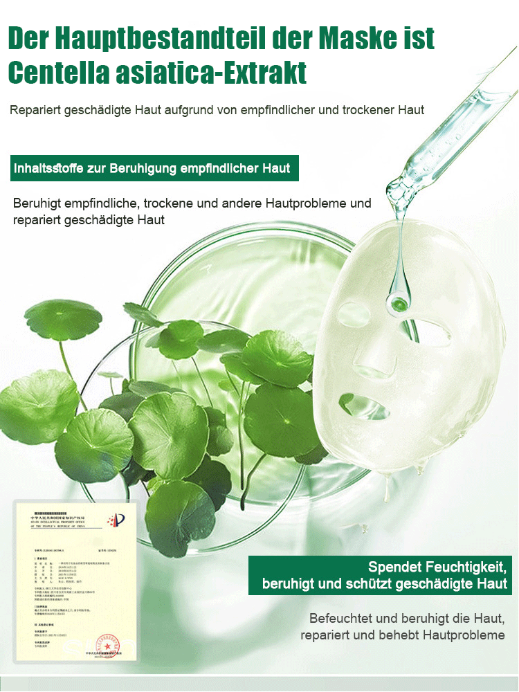 Maska bąbelkowa trawy śnieżnej