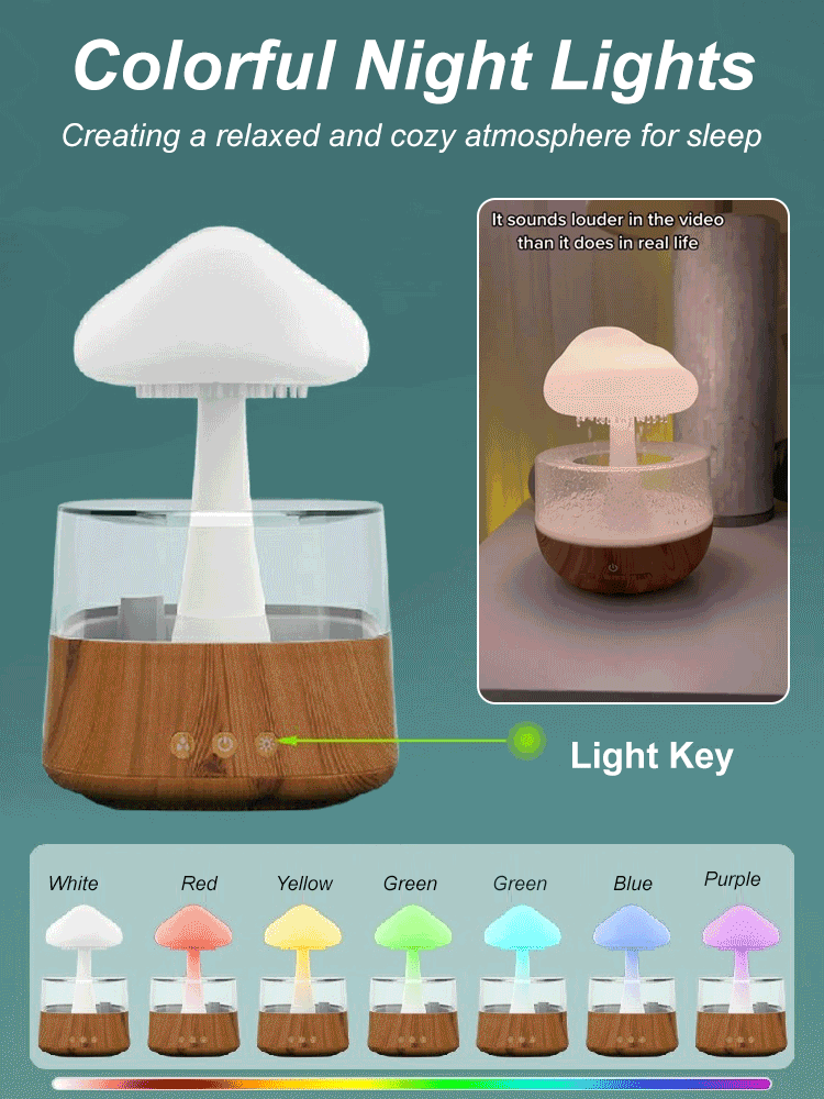 Smart color-changing humidifier