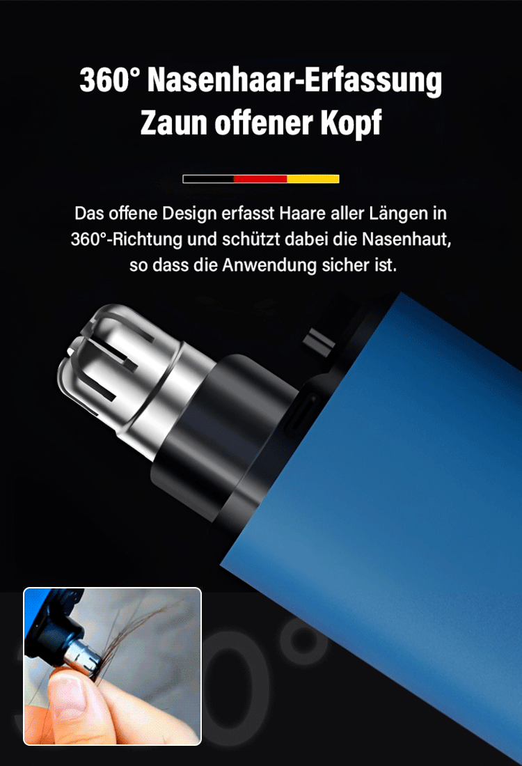 Mini tragbare kleine Schere Nasenhaartrimmer