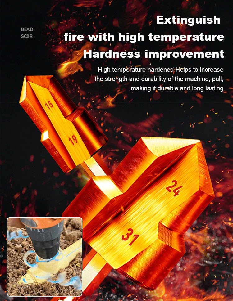  German PPR step drill bit