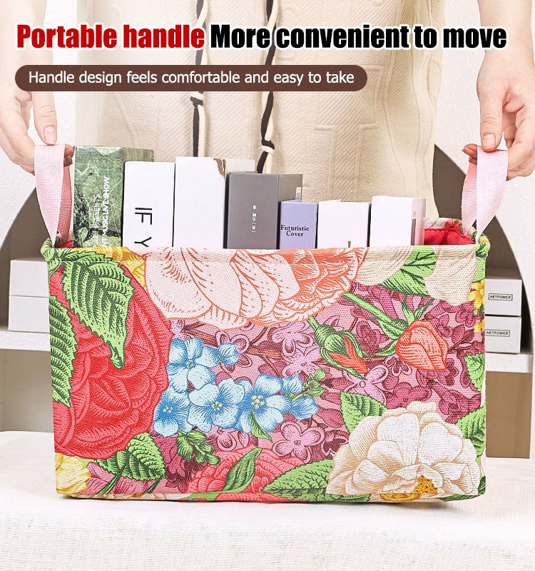Flower Folding Storage Basket