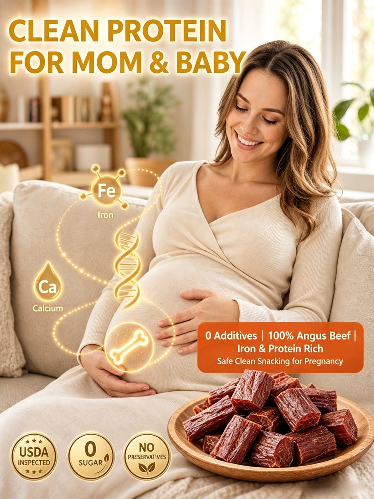 Zero-additive high-protein pure beef jerky