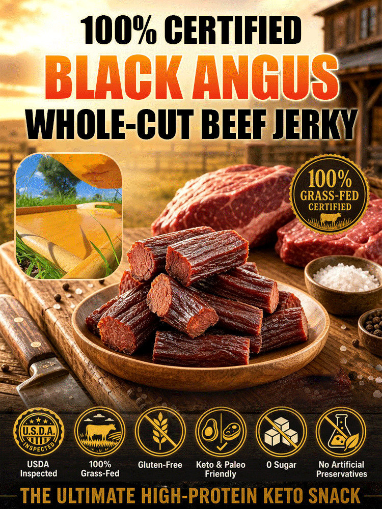 Zero-additive high-protein pure beef jerky