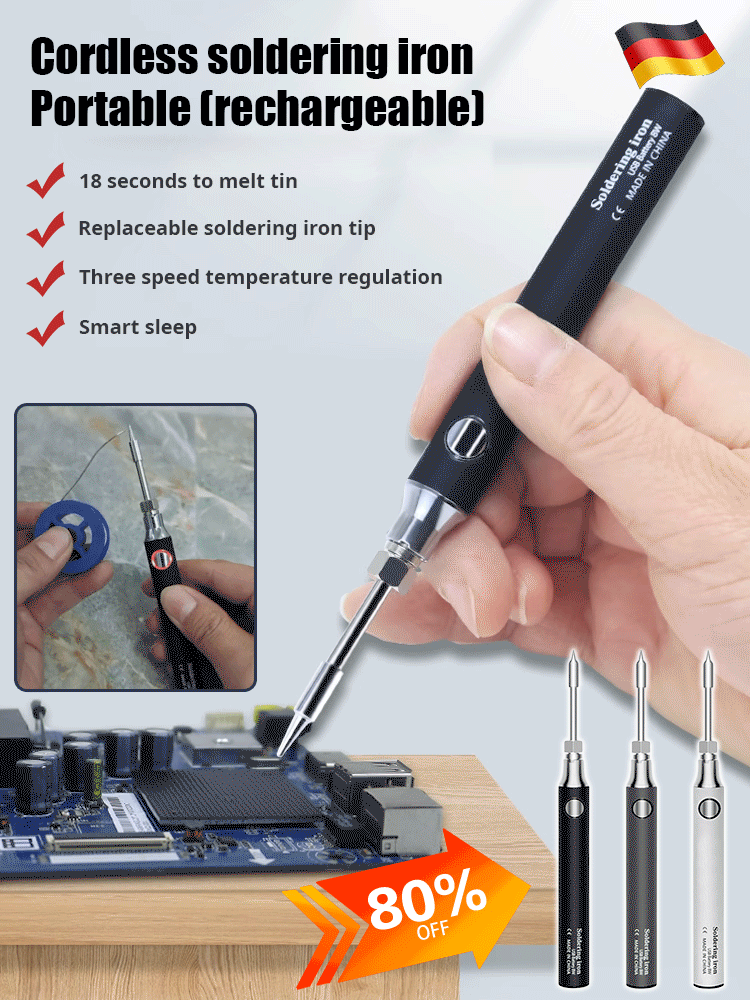 Wireless  Rechargeable Soldering Iron Set