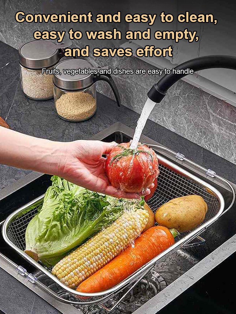 Adjustable Stainless Steel Dish Rack 