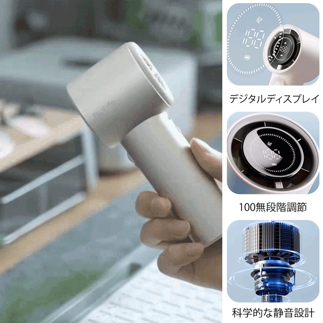 高速ミニ扇風機