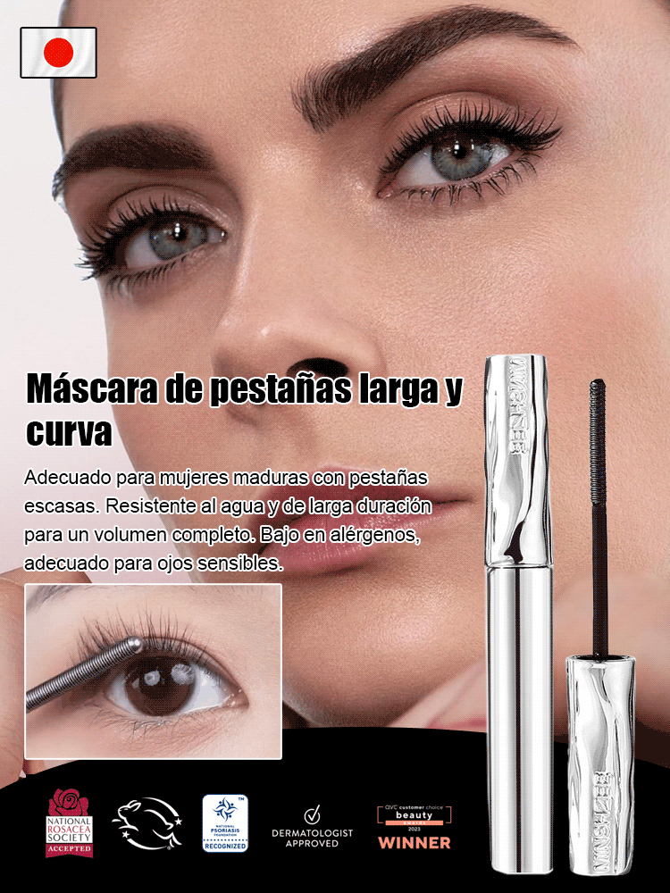 【Vergroot de ogen】Kleine stalen buis mascara