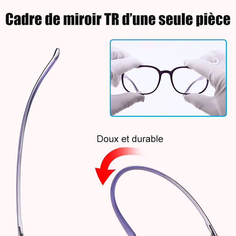 Lunettes anti-lumière bleue de près et de loin