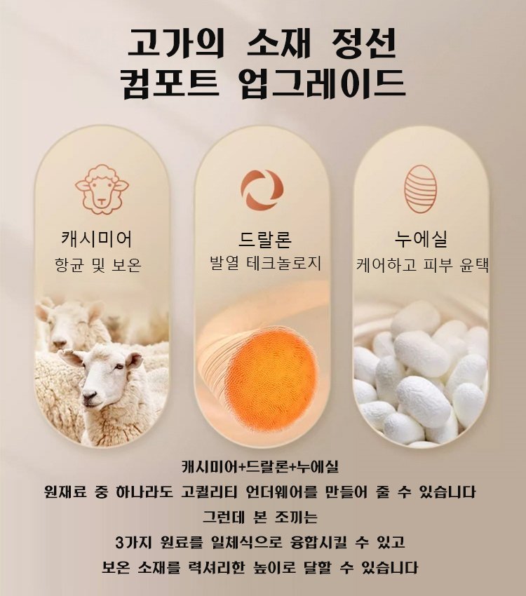 여성용 헴라인 보온 캡나시