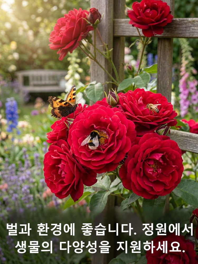 [씨앗 하나가 꽃바다를 이룬다] 사계절 덩굴장미 씨앗