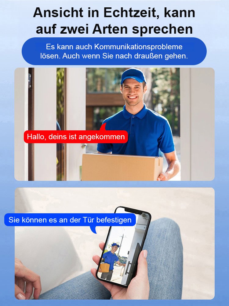 【Upgrade-Version ultra-unsichtbar】Kabellose Kamera