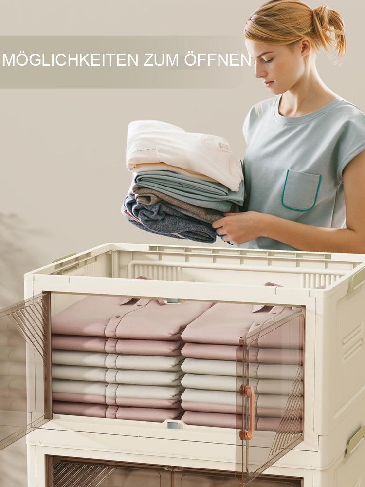 Frei installierbarer, zusammenklappbarer Lagerschrank