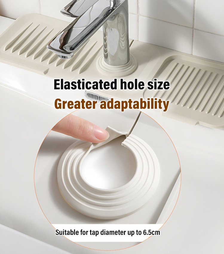 Splash-proof Silicone Drain Mat