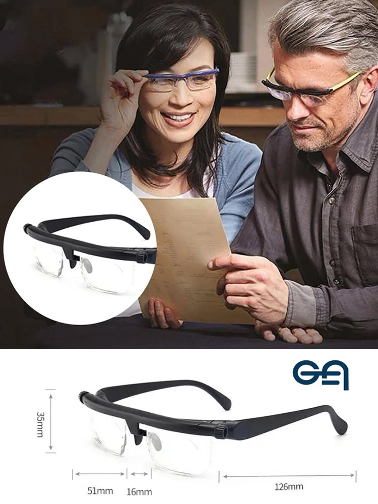 أحدث إنجاز بحث علمي أمريكي نظارة Diale Vision للتكبير التلقائي