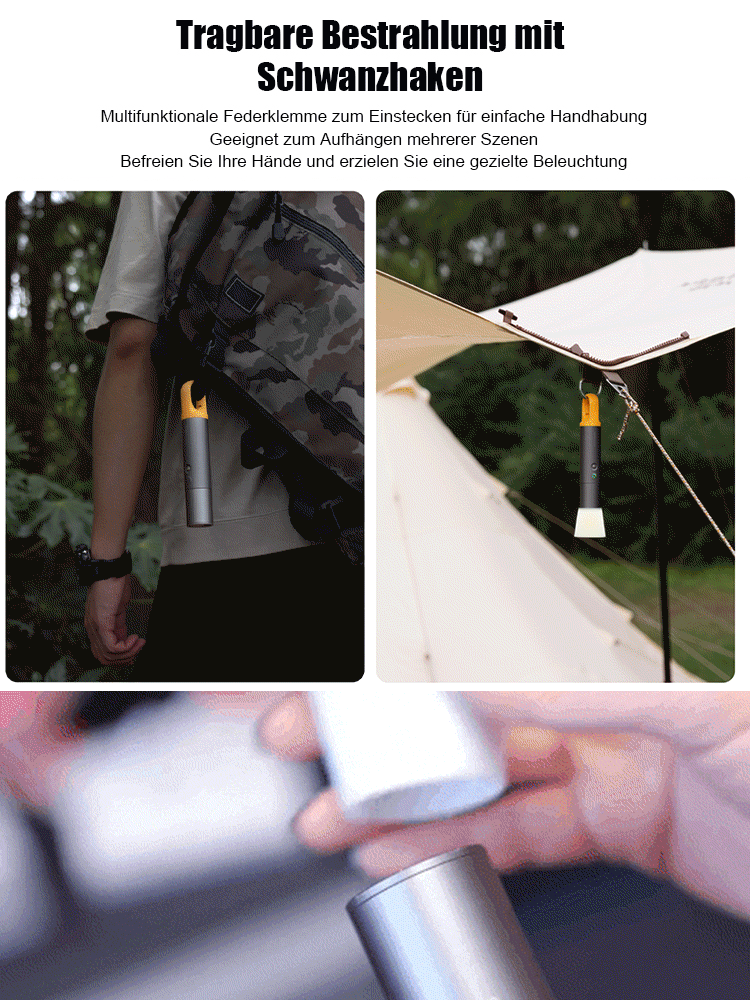 Superhelle Outdoor-Taschenlampe