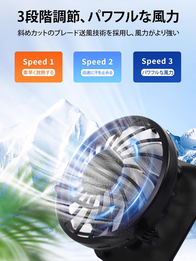 ソーラー扇風機付き日よけ帽子