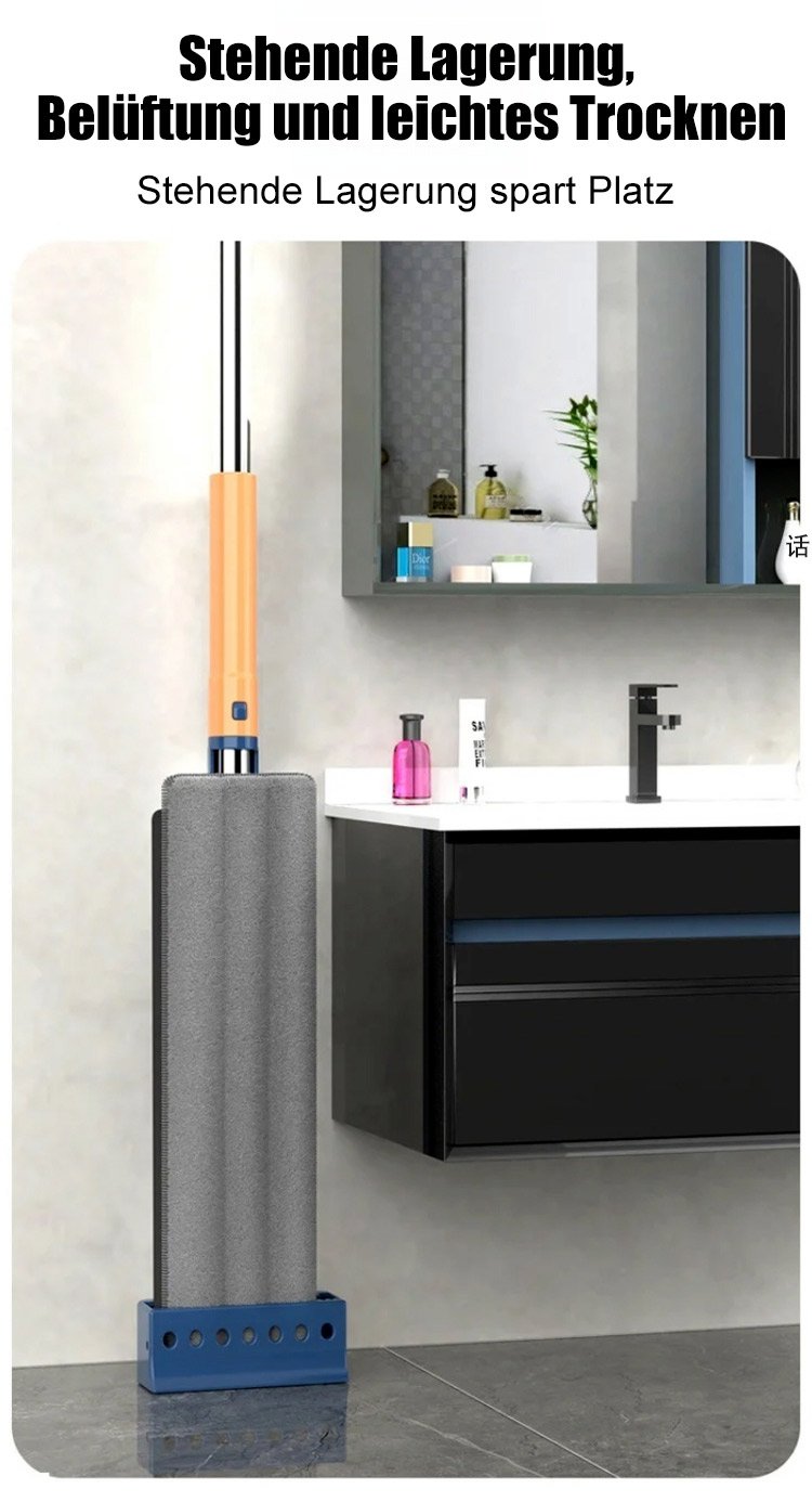 Praktischer Flachmopp für verschiedene Bodenarten