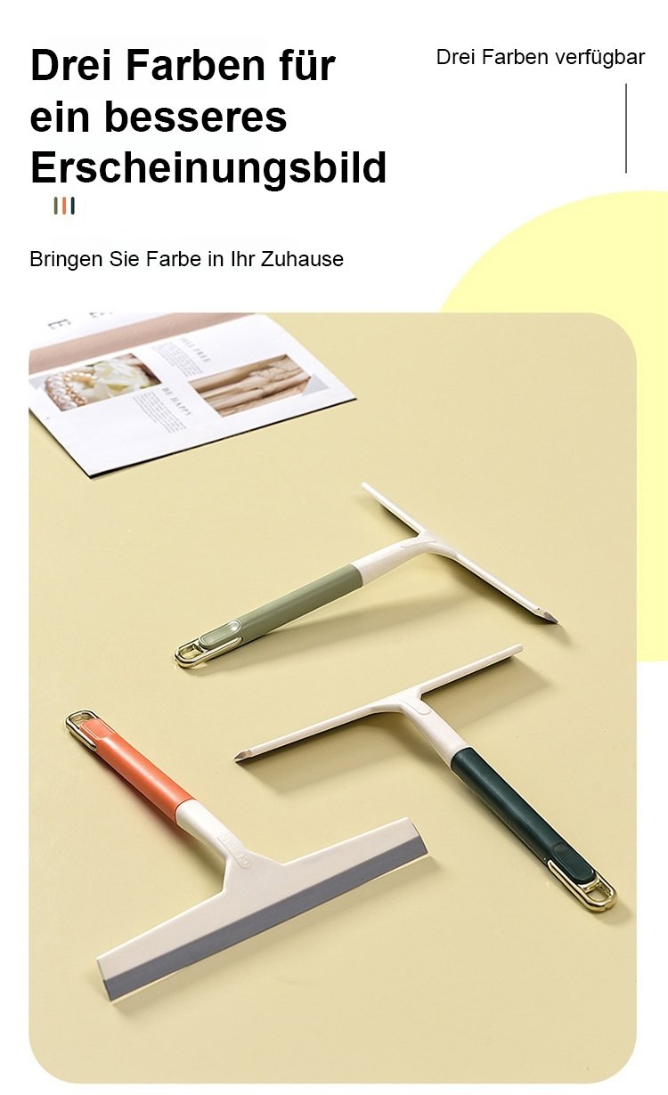 Kratzfreier Glasschrubber im Einsatz