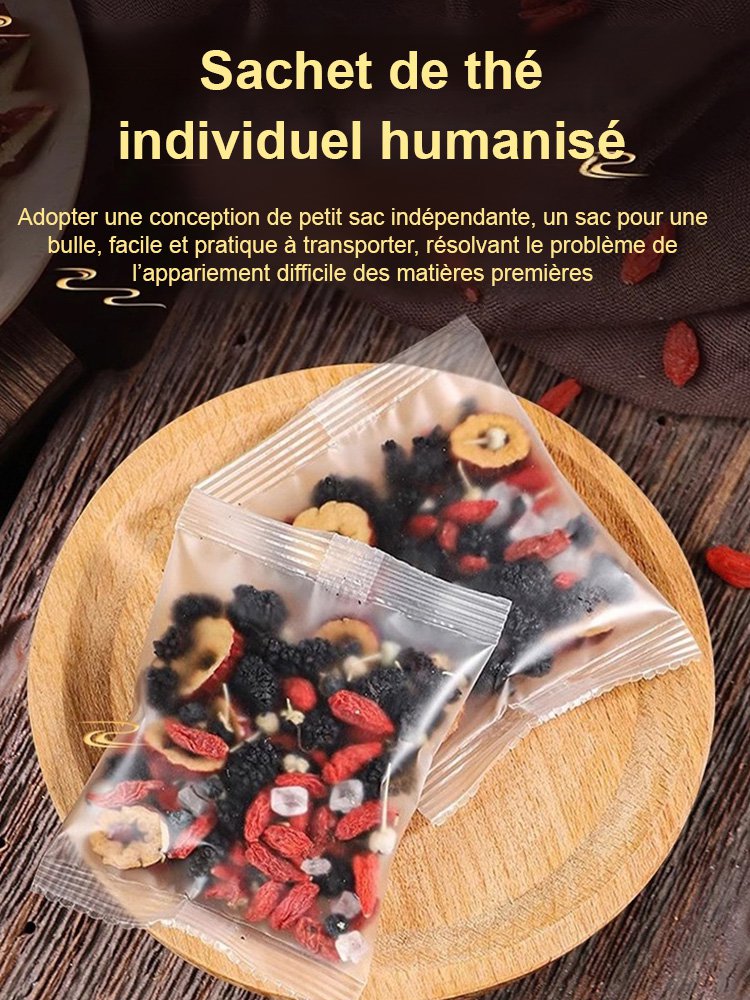 [La mûre nourrit les reins] Thé de santé à base de mûres et de baies de loup