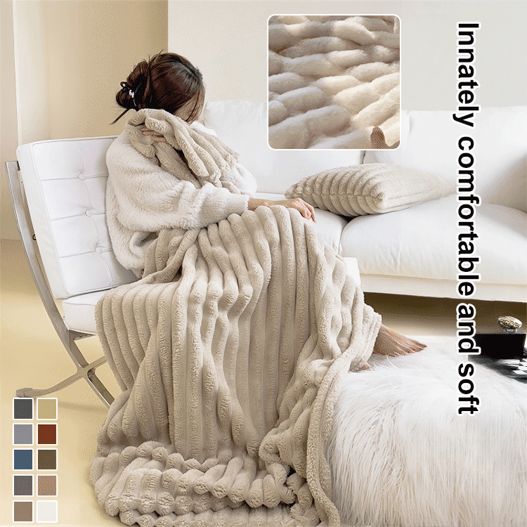 SL-High Quality Flannel Thickened Warm Blanket