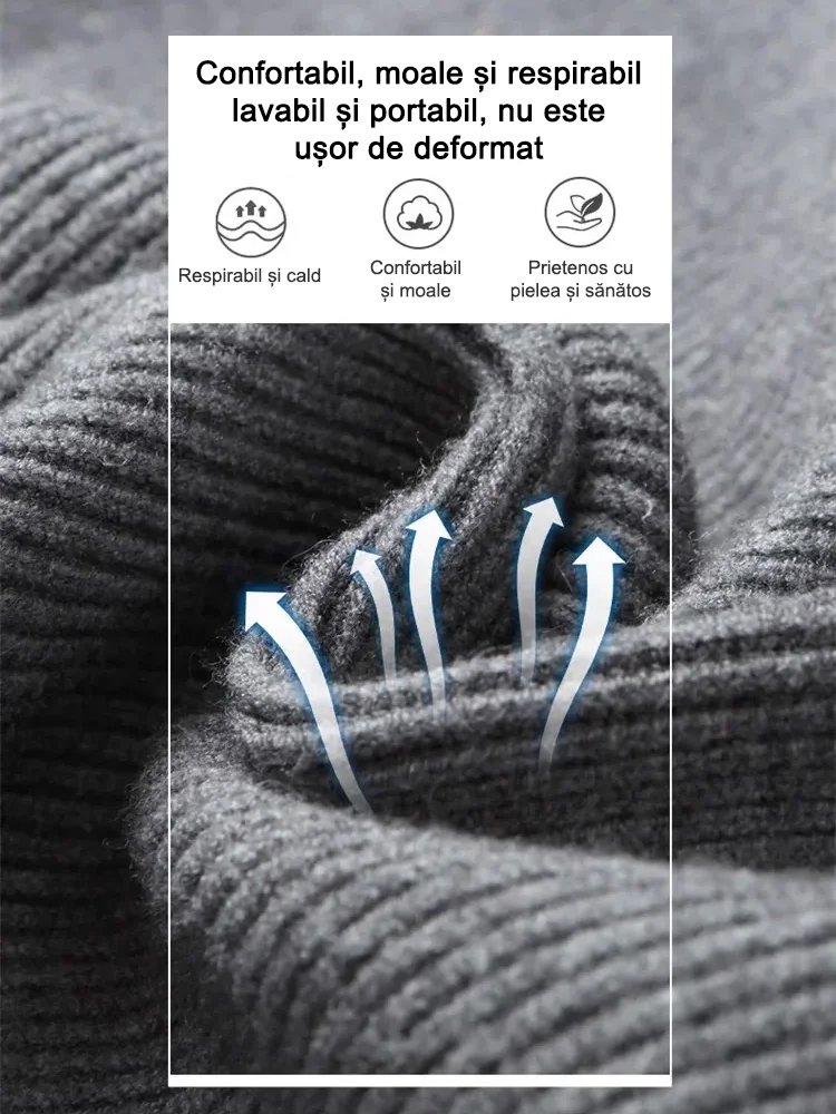 [Patru culori disponibile] Fusta tricotată cu glugă în stil coreean