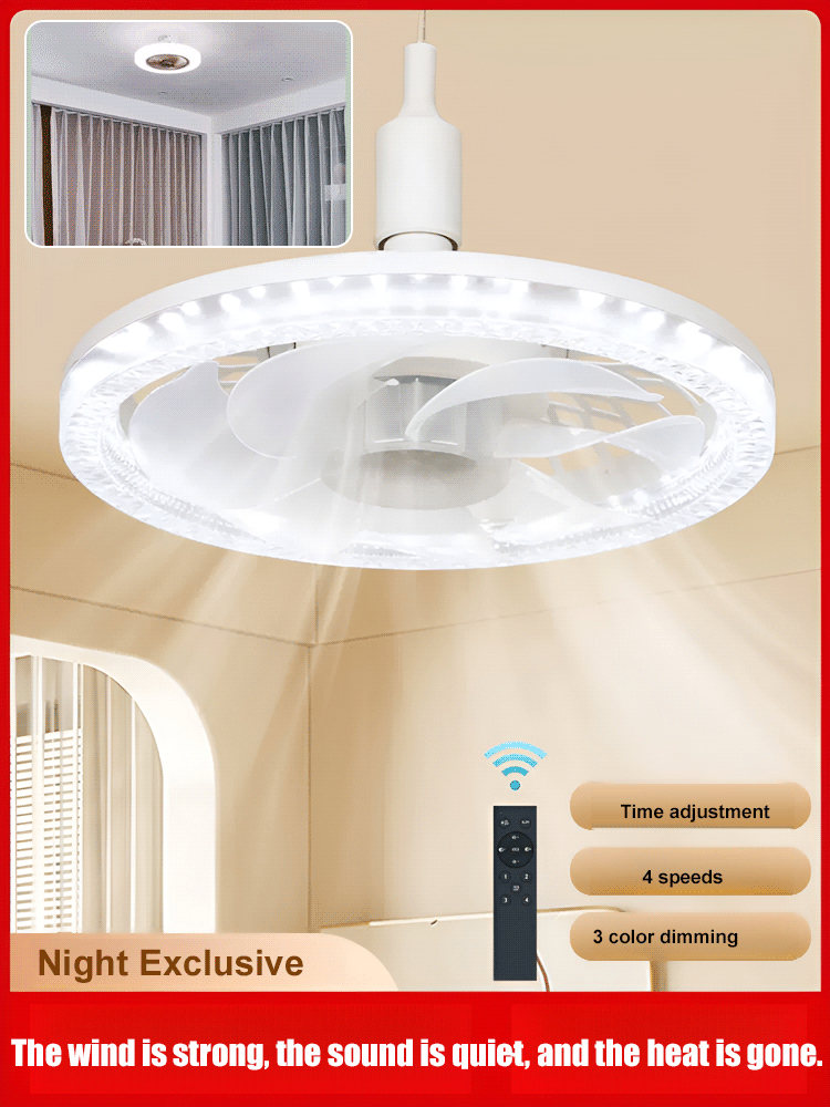 Living room ceiling fan light home bedroom fan light