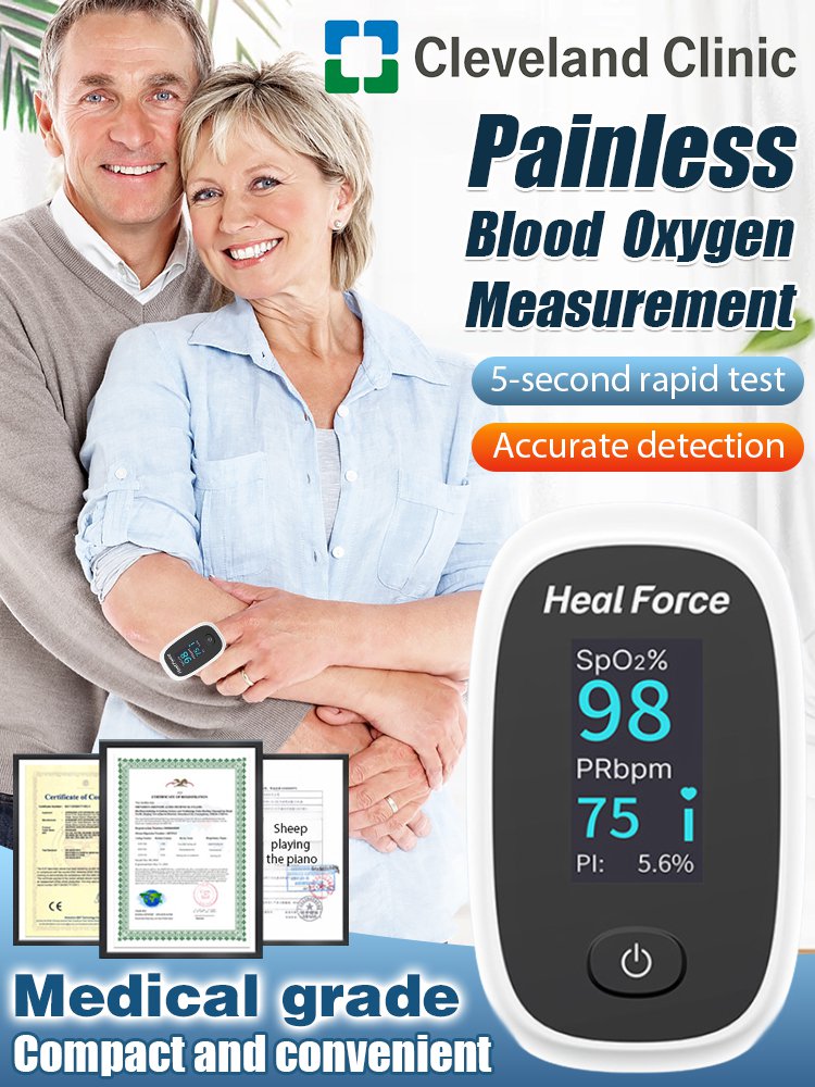 Medical-grade finger clip monitor