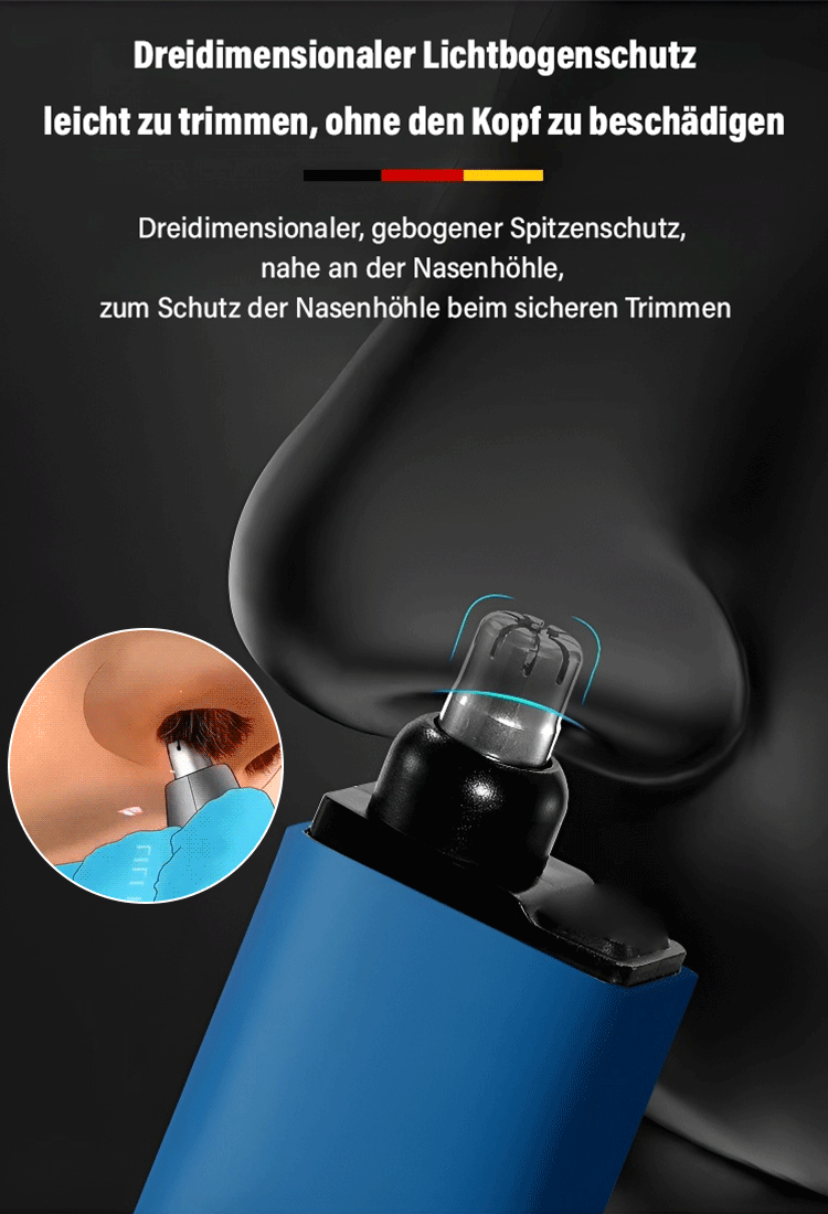 Mini tragbare kleine Schere Nasenhaartrimmer